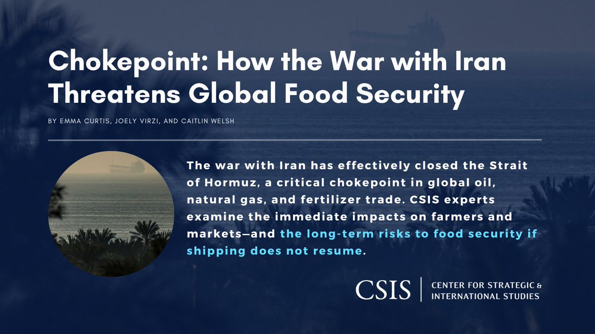 CSIS Food & Water Security Program tweet media
