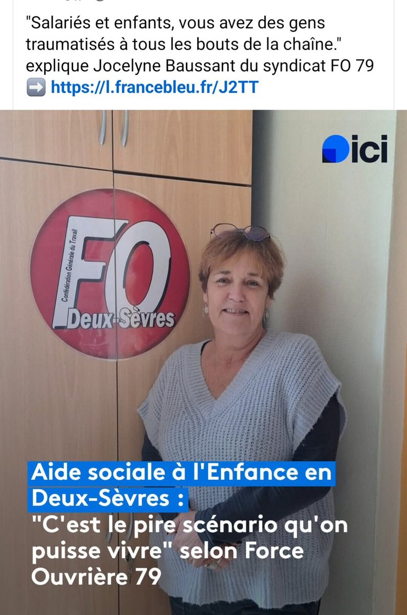 UD FO Deux-Sèvres tweet media