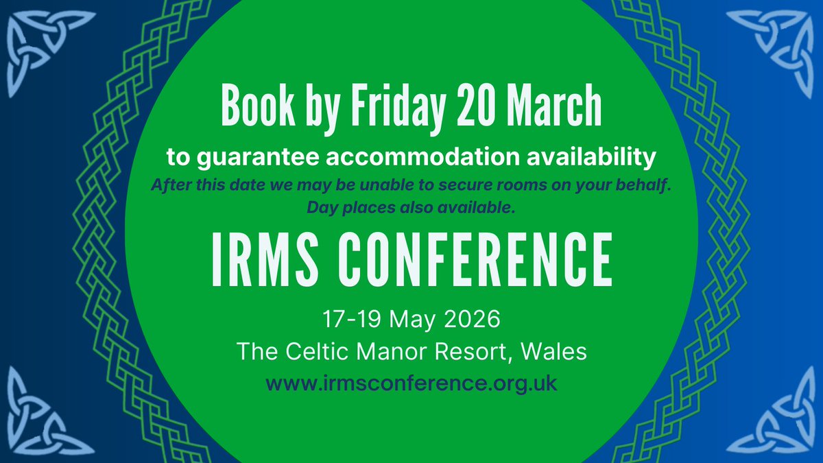 IRMS Conference tweet media
