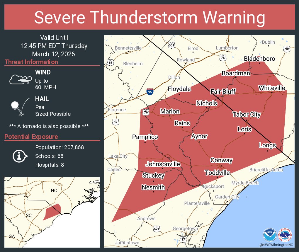 NWS Wilmington, NC tweet media