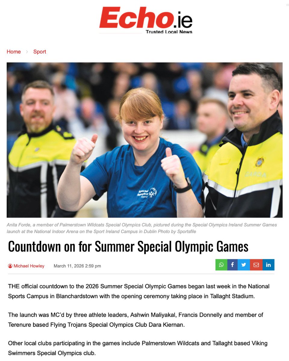 Special Olympics Ireland tweet media