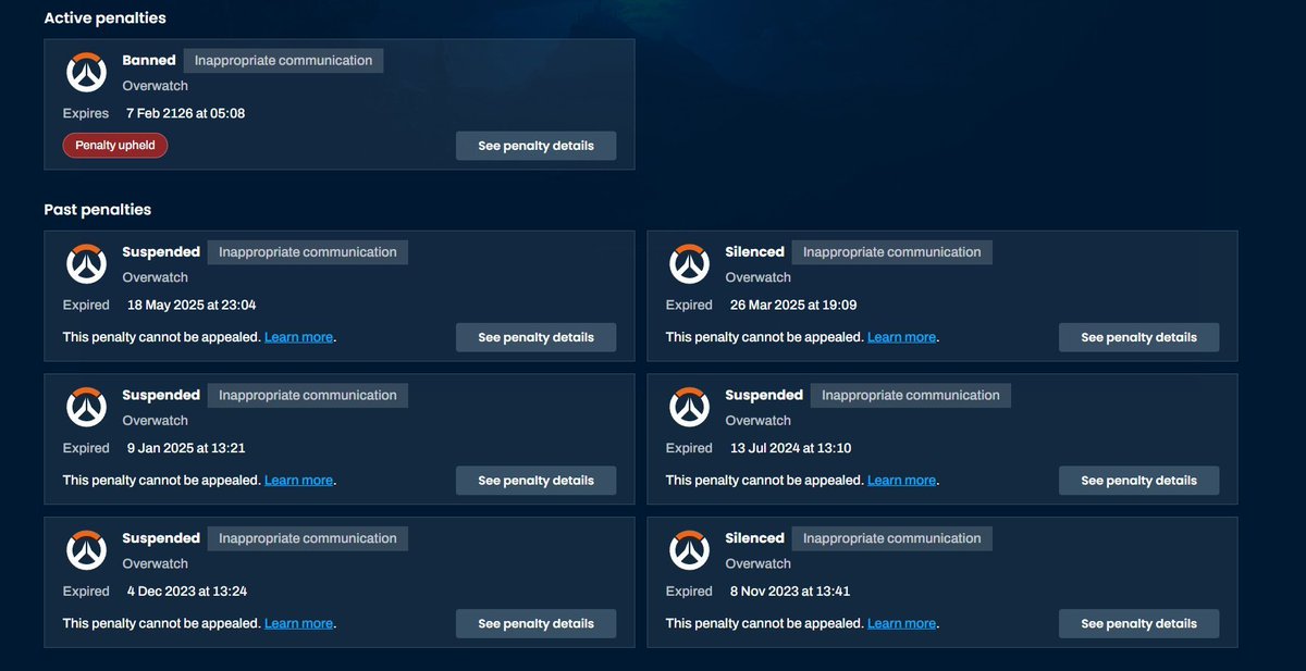 kuttemo1's tweet photo. @BlizzardCSEU_EN @BlizzardCSEU_EN My last suspension occurred in March 2025. Since then, I’ve significantly reduced how much I play, and when I did log in, I avoided using both voice chat and text chat specifically to prevent any issues. Because of this, I was surprised to see it https://t.co/P1KJR2HrkO