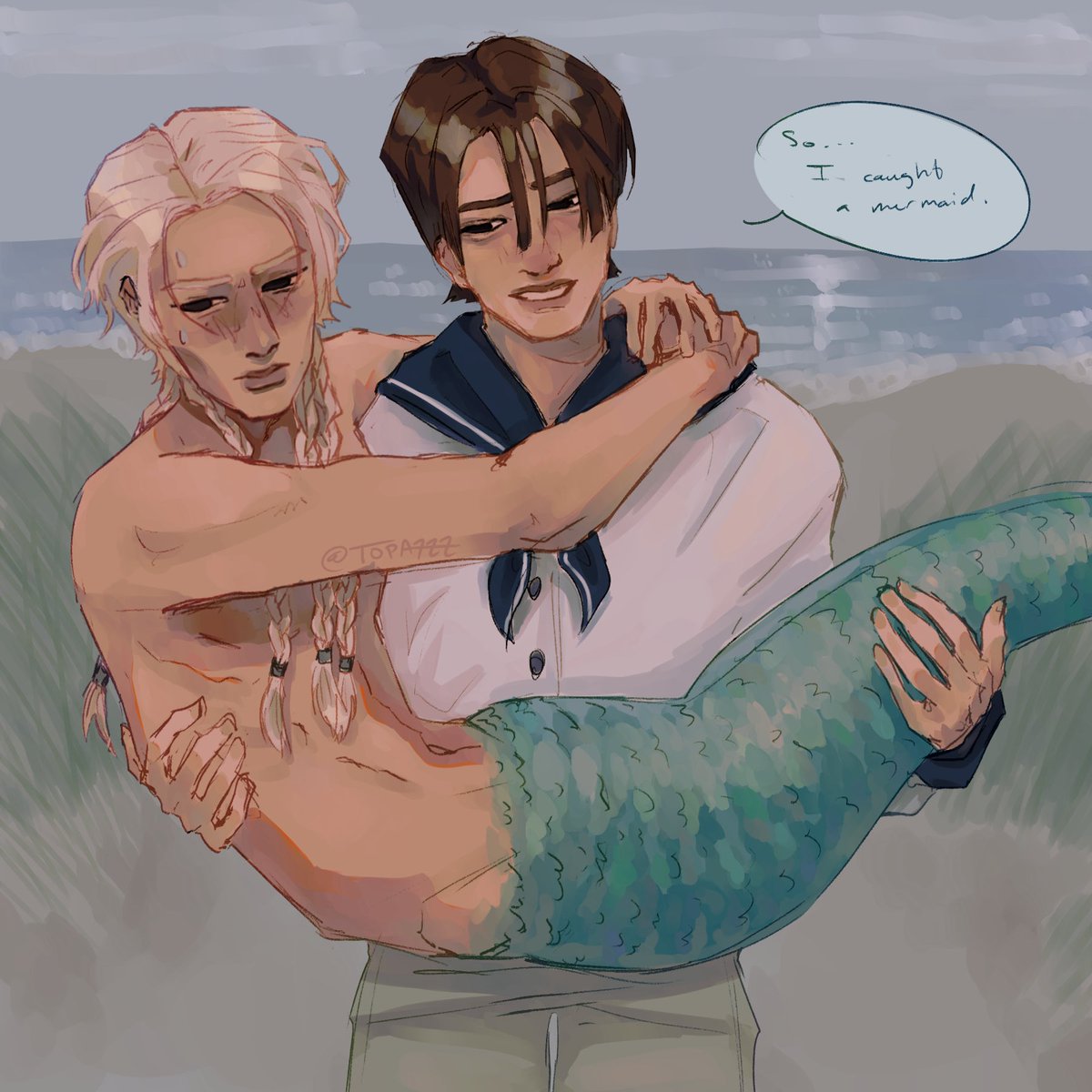 So… that just happened ☝️🤓 #ateez #ateezfanart #fanart #mingi #hongjoong #minjoong