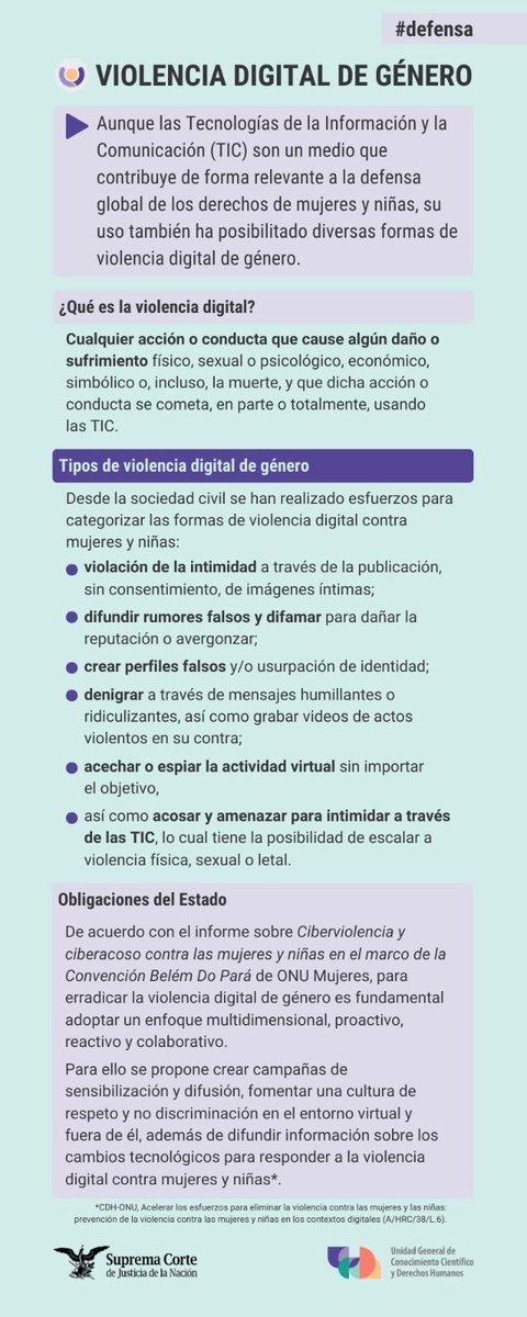 ¿Sabías que la violencia de género también puede ocurrir en el entorno digital? 💻⚠️
Informarnos sobre la violencia digital nos ayuda a identificarla y prevenirla, garantizando el respeto y la protección de los derechos humanos.

🔗 lac.unwomen.org/es/digital-lib…