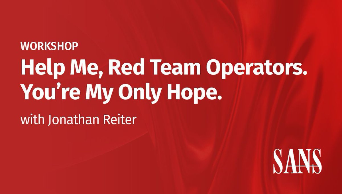 SANS Offensive Operations tweet media