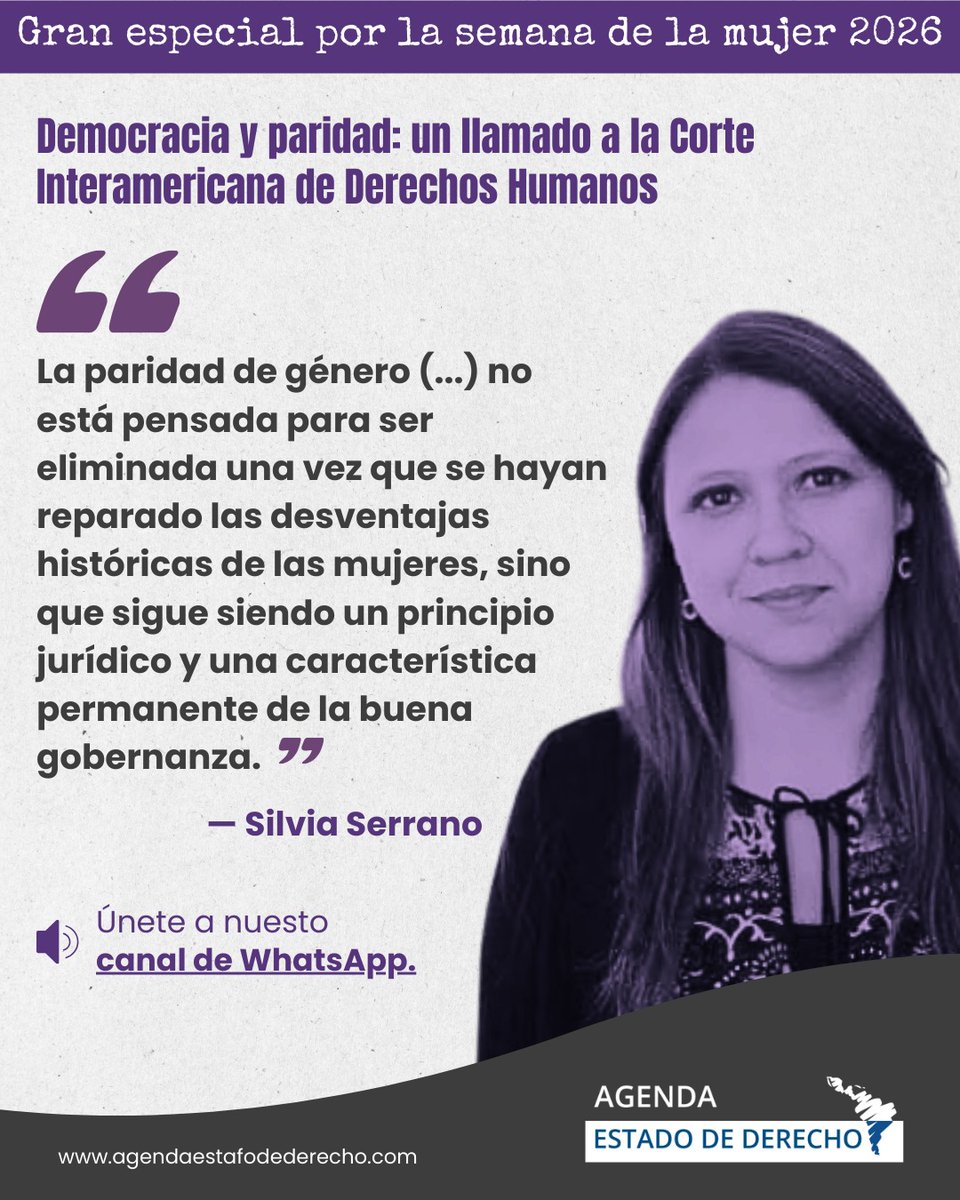 Agenda Estado de Derecho tweet media