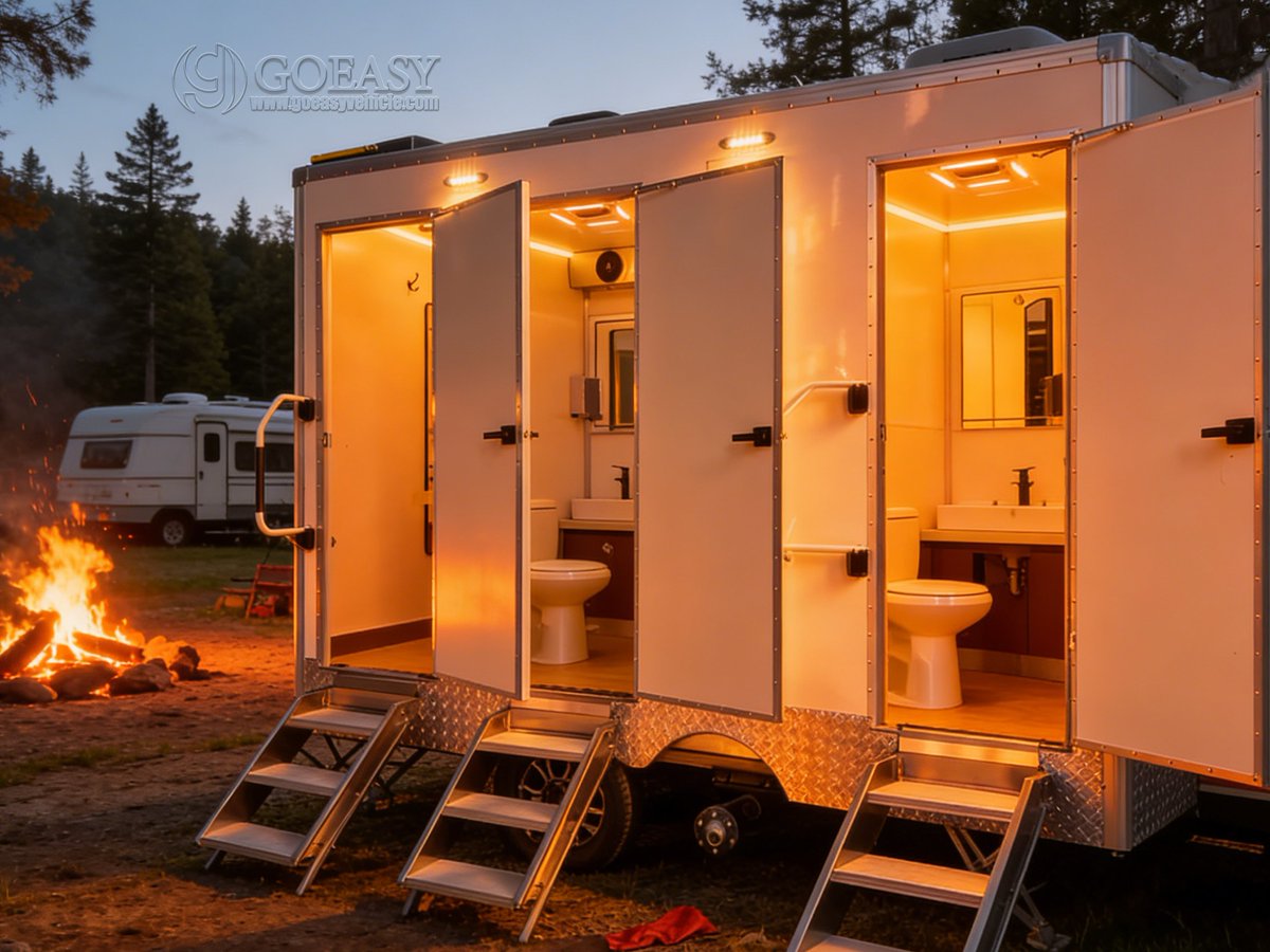 goeasy_trailer's tweet image. Goeasy Restroom Trailer: Luxury Sanitation Anywhere

Tired of compromising on hygiene at outdoor events? 🚽✨
Goeasy restroom trailers bring premium sanitation to any location.

Tag an event planner who needs this upgrade!

#GoeasySanitation #RestroomTrailer #EventEssentials