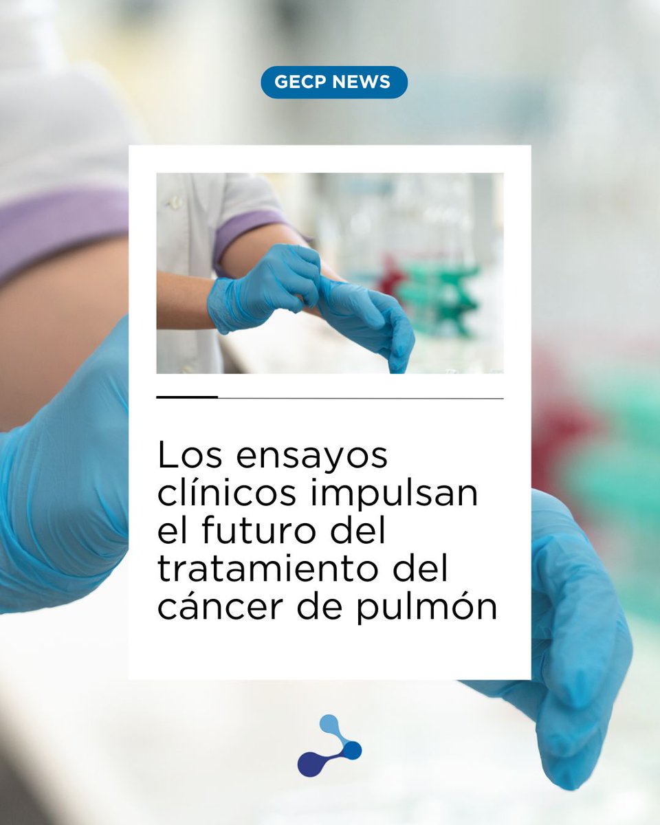 gecp_org's tweet photo. ⭕ Los ensayos clínicos son clave para desarrollar nuevos tratamientos y mejorar la supervivencia en cáncer de pulmón.
👩‍⚕️ Gracias a la investigación clínica, hoy contamos con terapias cada vez más eficaces y personalizadas para los pacientes.
Desde el GECP seguimos impulsando la investigación para avanzar frente a la enfermedad.