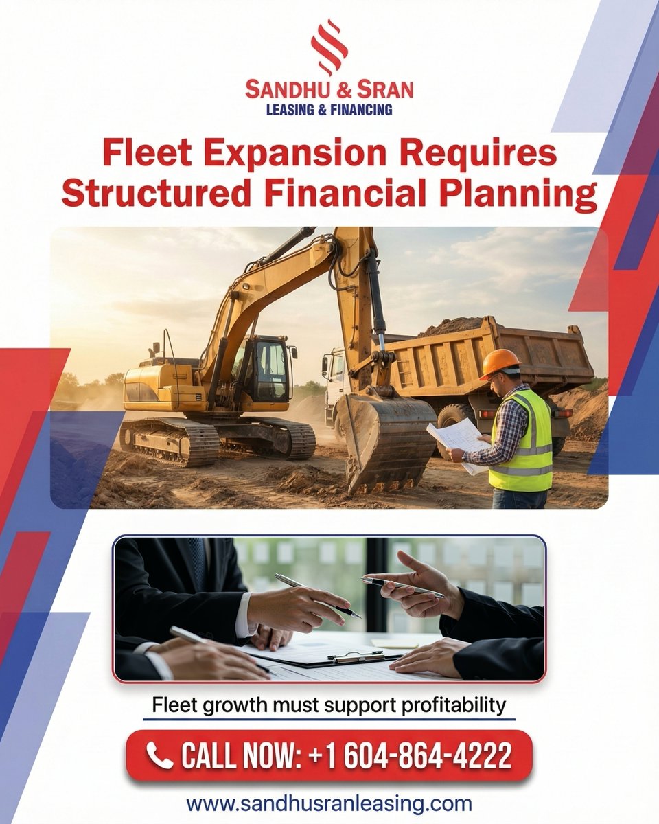 ssleasing's tweet photo. ransportation businesses rely on dependable vehicles. Structured financing for trucks or fleets supports growth while keeping cash flow stable. We tailor repayment terms to your operational cycles.
Sandhu &amp; Sran Leasing &amp; Financing
+1 604-864-4222 | https://t.co/AHjP8GfytK 🚛💼 https://t.co/YZhQuotXyv