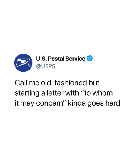 KeniskaV's tweet photo. #ToWhomItMayConcern #SendMoreMail #USPS #USPSEmployee https://t.co/yONm6k7m2V https://t.co/ykal9Wcy34