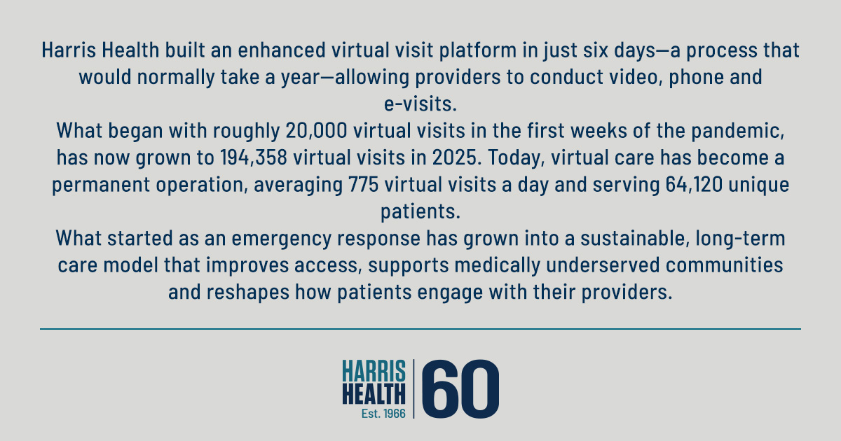 Harris Health tweet media