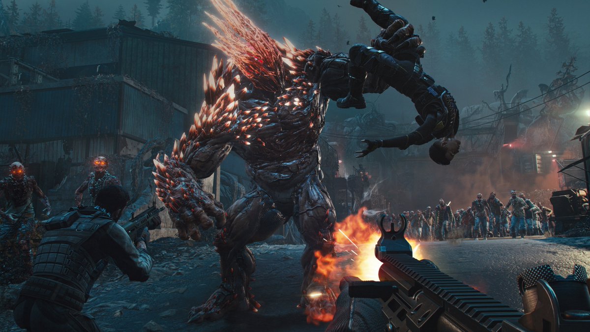 * heavy synth music starts playing *

John Carpenter's Toxic Commando unleashes zombie-blasting co-op today. Watch the launch trailer: play.st/4btYHDs