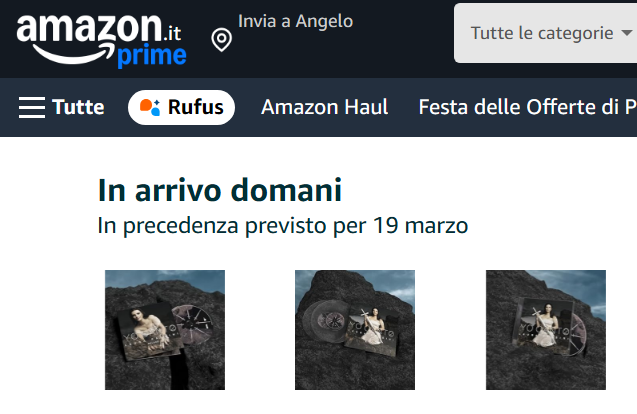 Domani tre gioie in una.
YO CANTO 2 si aggiungerà alla mia collezione