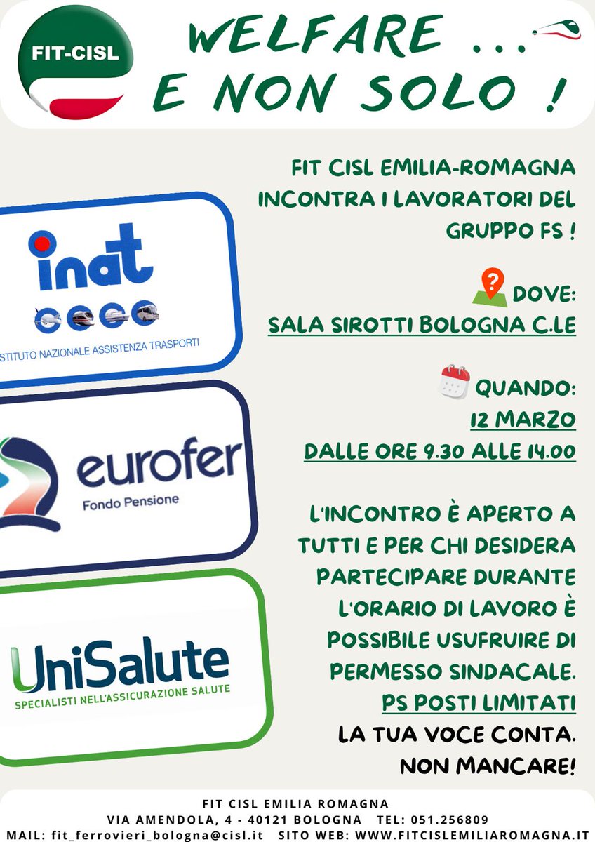 Fit Cisl Emilia Romagna tweet media