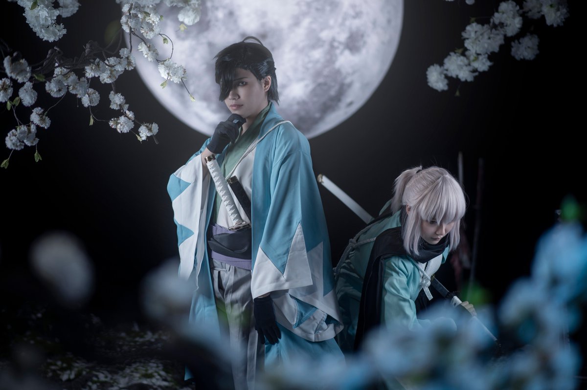 nightsakura37's tweet photo. コスプレ｜ Cosplay  
Fate/GrandOrder
FGO　山南敬助　霊基3

「水の北山の南や春の月か……。
　　　　さあ、前へ進み給え。君の道を」

--
📸→美拉（@Petit_Mica）
🌸沖田総司→ヨネナ（@yonena0809_cos）
#ヨザコスプレ
#3月13日は新選組の日 https://t.co/jF1fjheBMT
