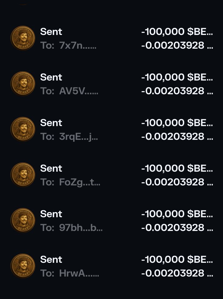 Beast coin tweet media