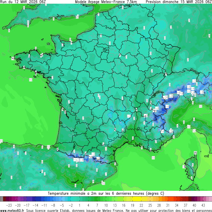 meteo60's tweet image. Le #gel va faire son retour sur de nombreuses régions ce week-end à l'arrière du front froid. C'est notamment dimanche matin que le risque de #gelées sera le plus marqué sur le nord et l'est du pays. 
Carte : meteo60.fr