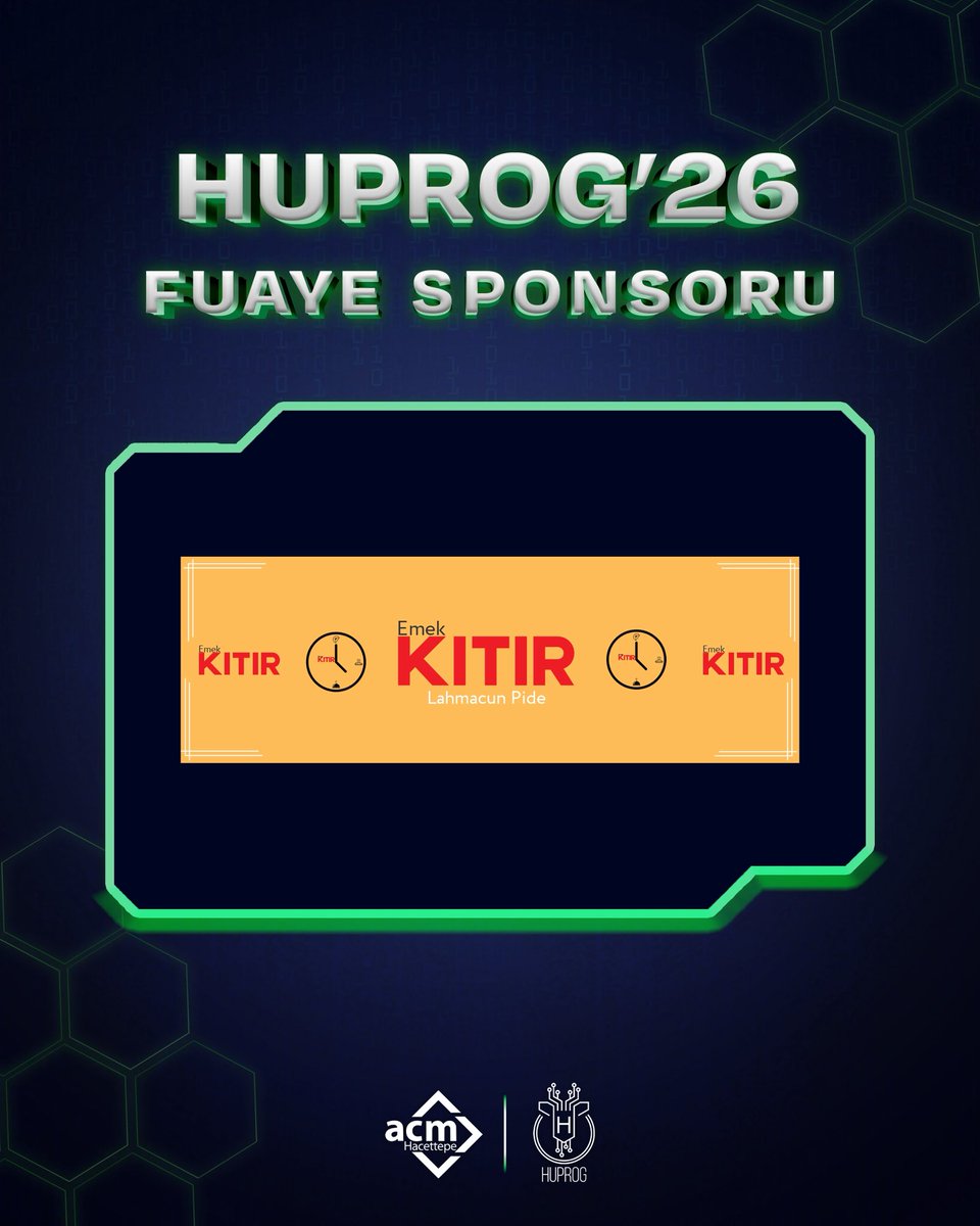 HUPROG_ACM's tweet photo. HUPROG'26 Fuaye Sponsorlarımız! ✨

Katkıları için çok teşekkür ederiz! 💜

#huprog #acmhacettepe #programlama #kodlama #hacettepe https://t.co/lJbxVoBue8