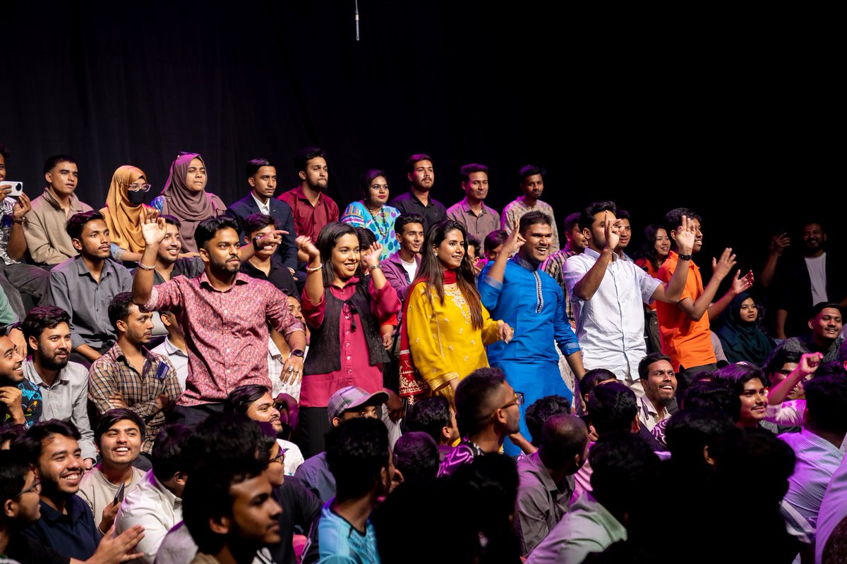 aamardesigns's tweet photo. What a Show – filled with smiles, colors, and unforgettable vibes.  
From Khulna to the world, happiness has no borders.  

#whatAShow #JoyfulMoments #KhulnaBangladesh #Togetherness #HappinessShared #EventVibes #MemoriesForever #CommunityLove #LifeIsBeautiful https://t.co/a3lGdAXCoT