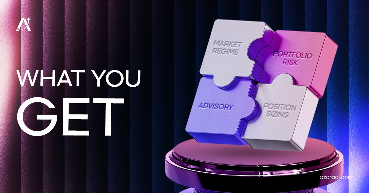 TheAzoraAI's tweet photo. Clarity isn't a single feature; it’s an ecosystem.
Azora AI delivers the complete framework you need to master the market:
🏛️ Market Regime Analysis
⚖️ Position Sizing Tools
🛡️ Portfolio Risk Management
💡 Strategic Advisory
Stop guessing. Start building.
#AzoraAI #Trading https://t.co/QxvFuyCRHe