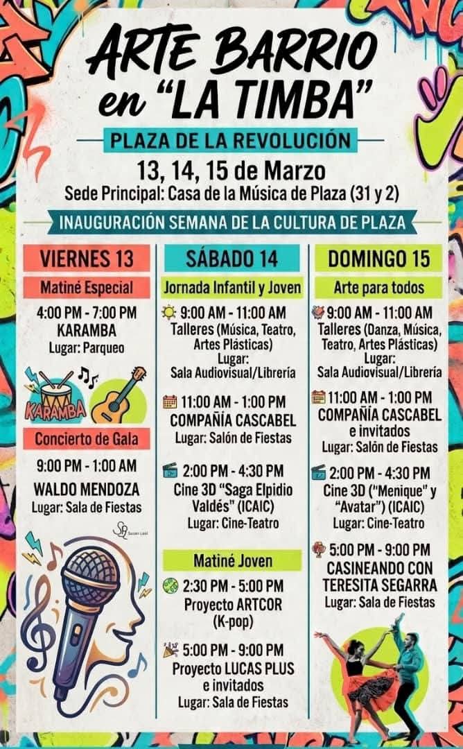 NioveRo2's tweet photo. 🌤️ Buenos días #Cuba🇨🇺 
✨49 Semana de la Cultura en Plaza de la Revolución✨
👉| Les dejamos el Programa de Actividades en ... 👇
https://t.co/i2UwChXNsz 
👆 Haz click en las letras azules. 
#PlazaDistritoCultural
#CubaEsCultura https://t.co/ucX8h8dXbX