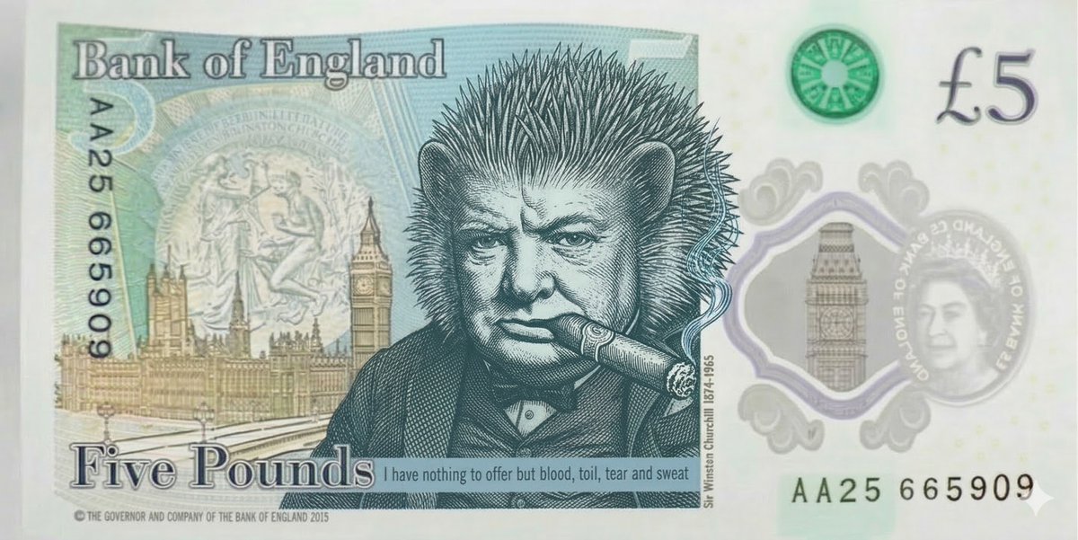 retailfuturist's tweet image. Sorted 🙂 Everybody happy #churchill #fivepoundnote