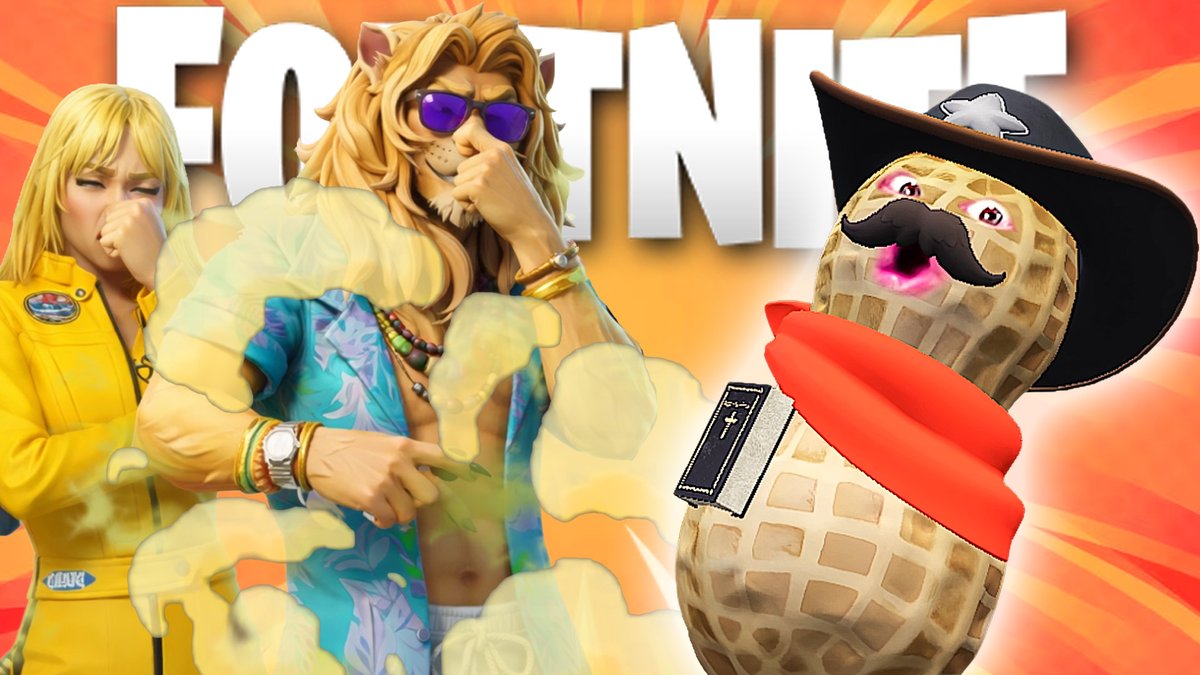 TheFaithSheriff's tweet photo. The Farting Peanut of #Fortnite 

Full video: https://t.co/yHWpElIquP https://t.co/OwUcSDKSbc