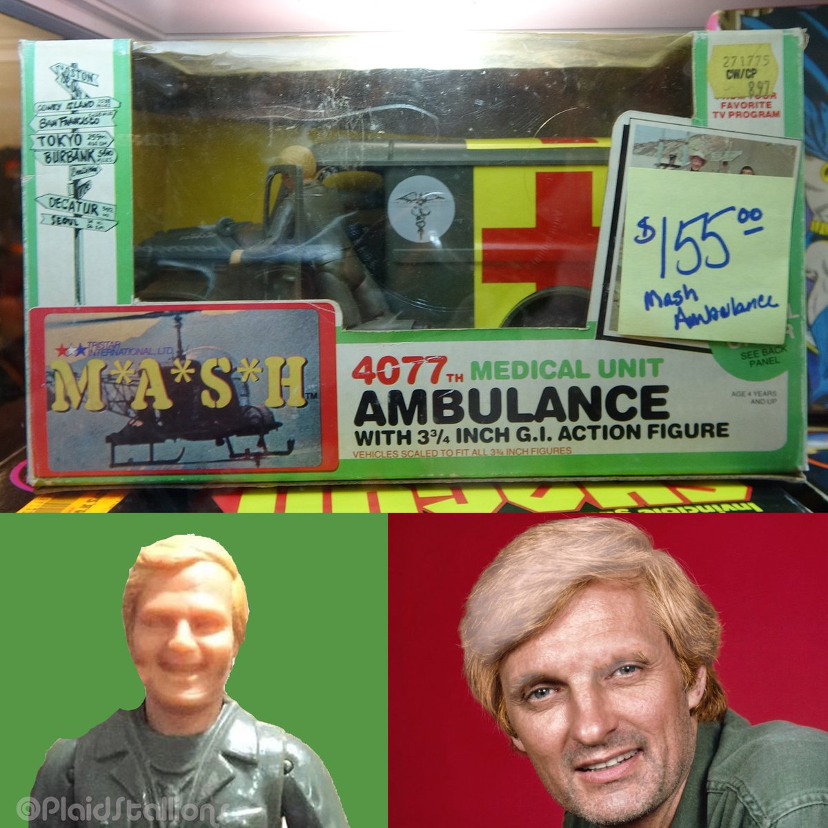 Plaidstallions's tweet image. "Blonde Alan Alda Trauma", an essay about my childhood reflections on the Tri-Star "M*A*S*H" action figure line.
plaidstallions.com/reboot/blonde-…
#mash #plaidstallions #oringfigures