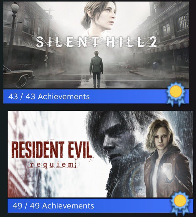 JustBen03's tweet photo. Was up till 8 am to finish achievement hunting in sh2 and went to uni no sleep but at least profile looks peak https://t.co/g6f1MByqyi