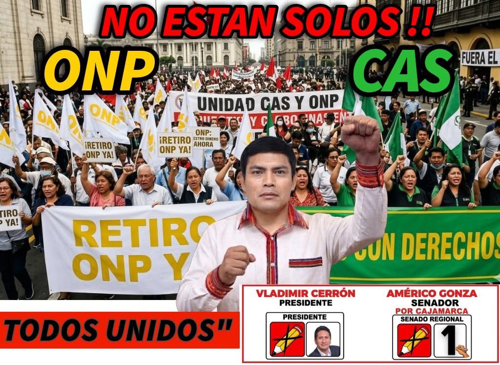 GonzaAmerico's tweet photo. NO ESTAN #SOLOS HERMANOS DEL #CAS!!
Hoy #12DeMarzo expreso mi respaldo a nuestros hermanos de la #ONP y del #CAS que en este #momento se movilizan en las #calles haciendo escuchar su #voz. Su #lucha responde a una #causaJusta: la defensa de sus #derechos y de #condicionesDignas https://t.co/t9rSLbzDt9