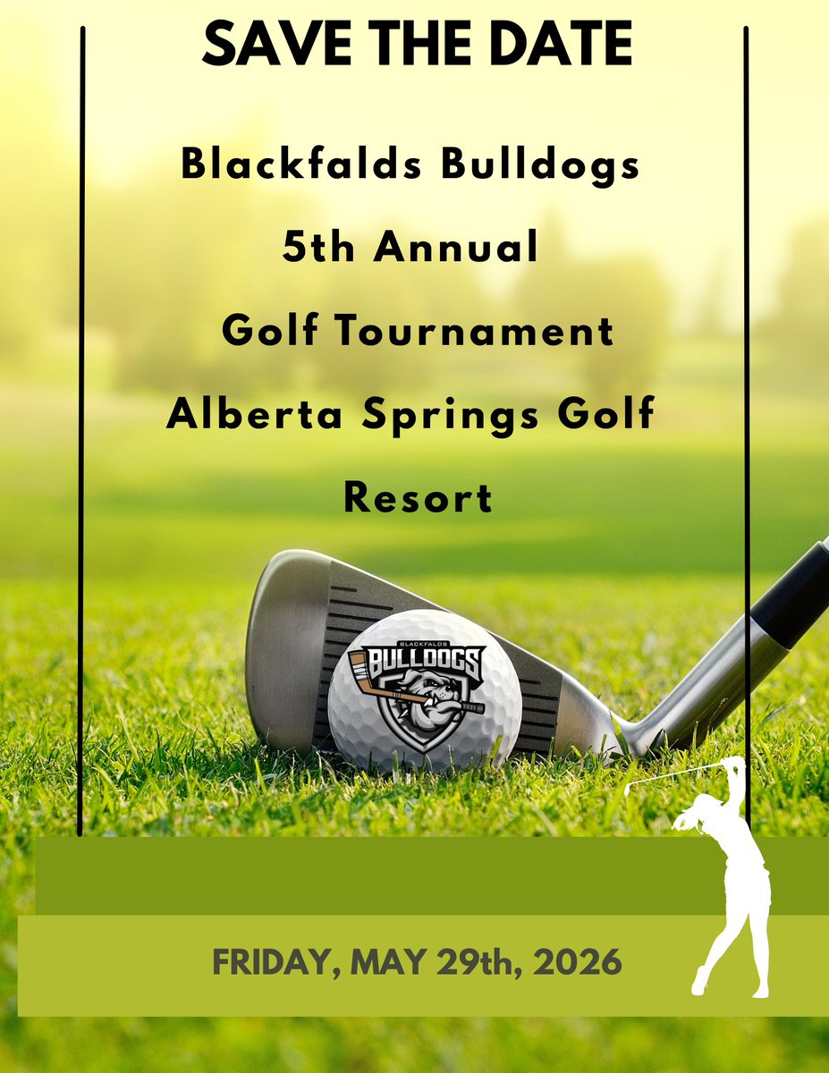 bbulldogs_'s tweet photo. ICYMI, the Bulldogs' 5th Annual Golf Tournament will be on May 29th!

Registration is coming soon!

For more information, contact BL at bljohnston@bbulldogs.ca https://t.co/GuIEeokvaD
