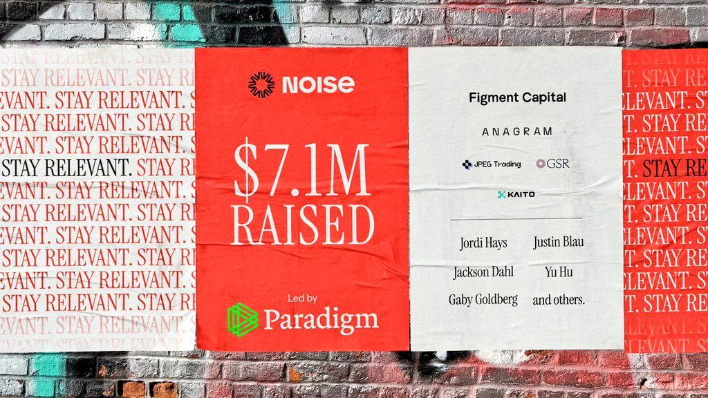 Waitlist : Noise $7M Raised

🔄 Register : 
noise.xyz/?ref=DK8D3FCC

- Enter Email &amp; Verify
- Done