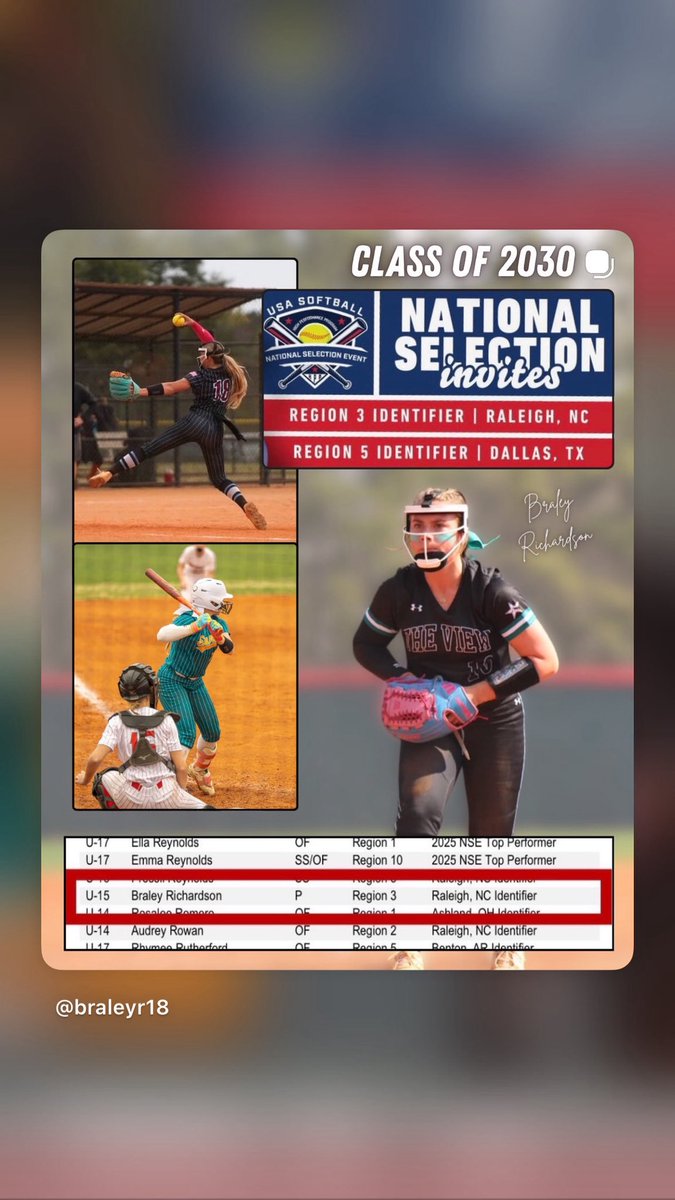 braleyrich2030's tweet photo. Excited to go to Vero Beach Florida and compete with the best around the country December 3-6. ✈️ 🇺🇸🥎 https://t.co/pmROFEEyEi