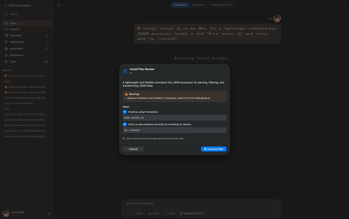 💡 Nueva funcionalidad para McClaw mcclaw.app
Muchas webs comienzan a poner Prompts para que los Agentes hagan las instalaciones, pues acabo de añadir una funcionalidad específica para ello.