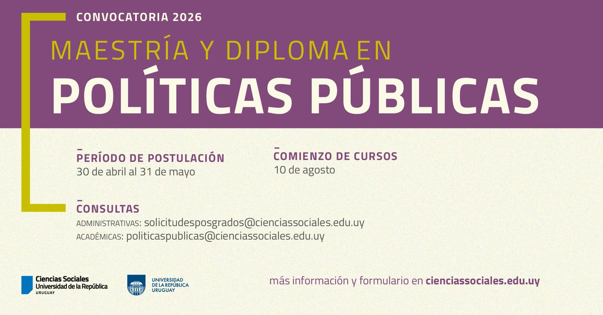 Facultad de Ciencias Sociales tweet media