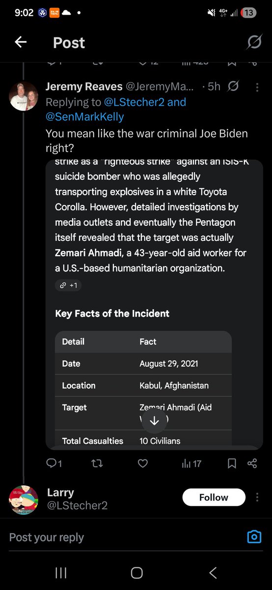 Jeremy Reaves tweet media