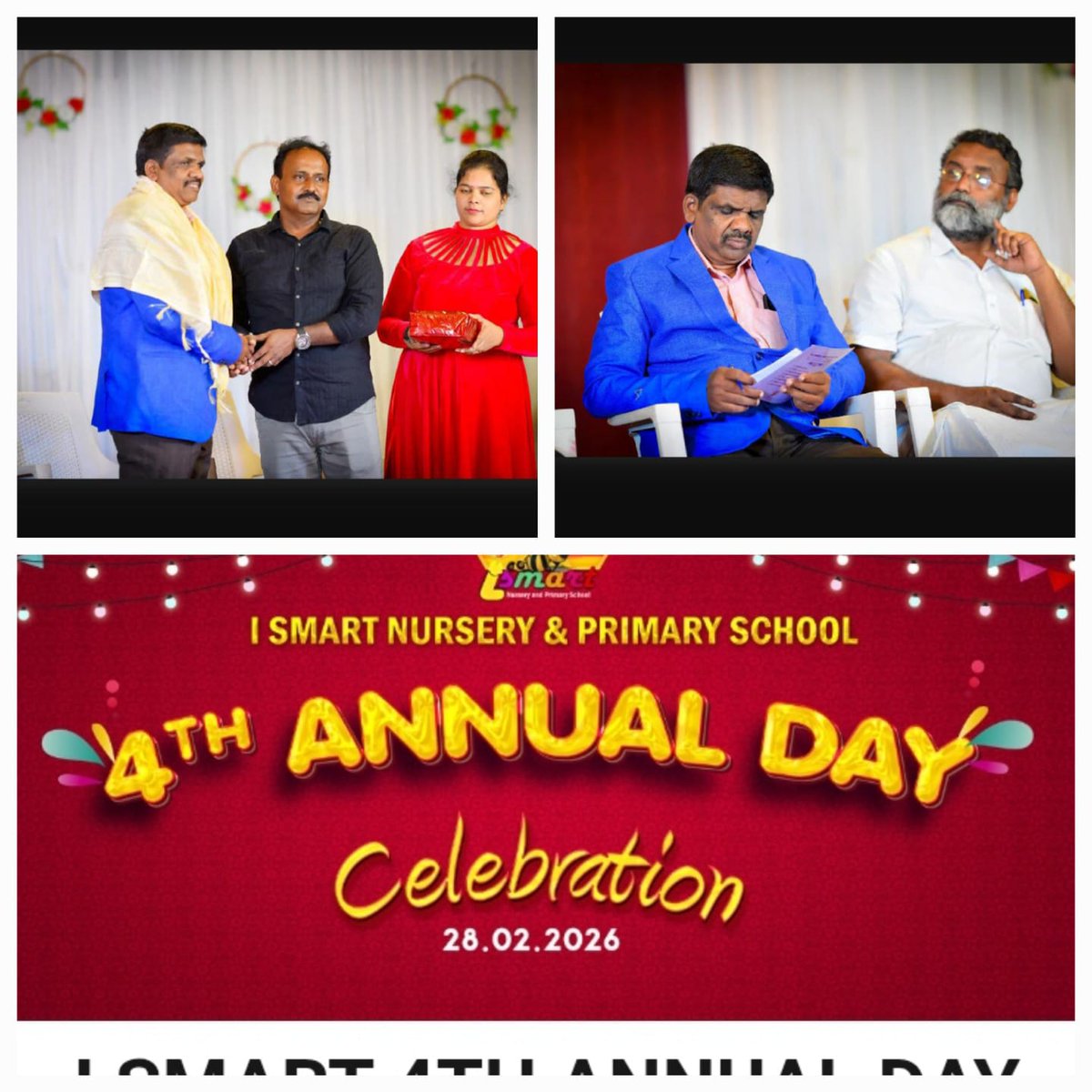 IndianMissions's tweet photo. school annual day celebration in pudukottai city. Excellence time for Aim Trust President, Thirumayam. Pudukottai district.  India 9843129269 https://t.co/ioM5r9Zjy4