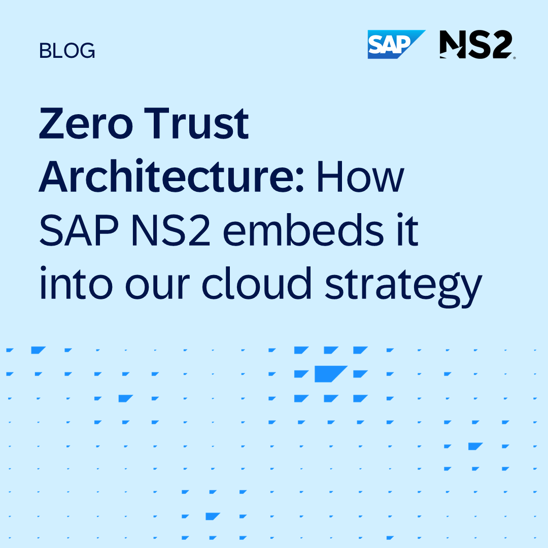 SAPNS2's tweet photo. Perimeter security is outdated, and ransomware isn’t slowing down. Zero Trust is the future of mission-ready cloud security.

See how SAP NS2 is leading the shift. 👇
https://t.co/hHfWVjjNS0

#ZeroTrust #ZeroTrustArchitecture #Cybersecurity https://t.co/ZaqxkUK3xw