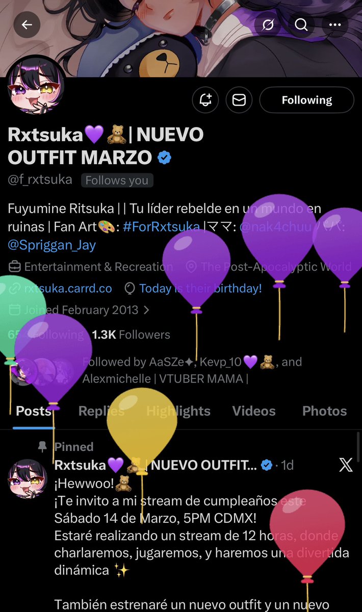 Rxtsuka⭐️🧸| VTuber Rebel Leader tweet media