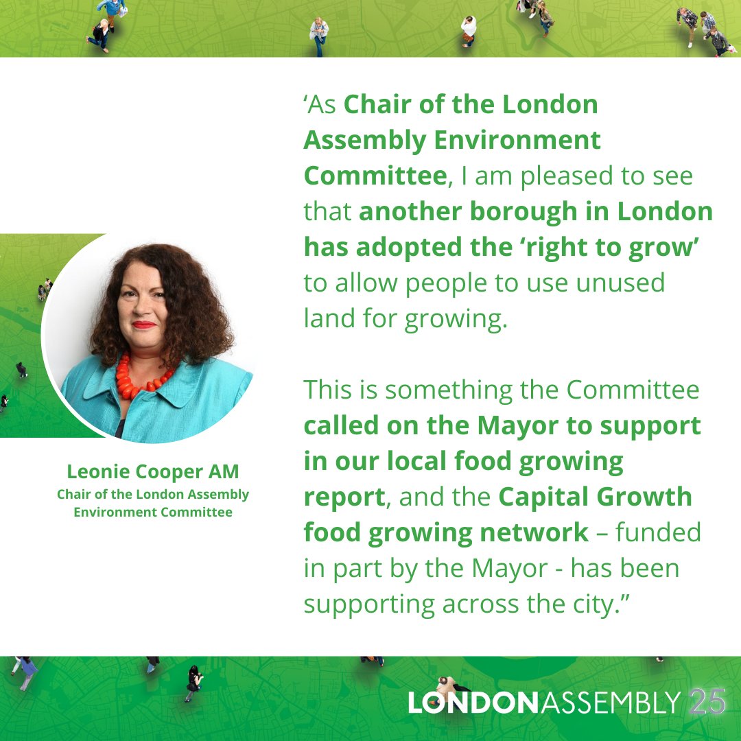 LondonAssembly's tweet photo. Read the report by #AssemblyEnvironment on food growing in London - London: A Growing City? here: https://t.co/lZsmd6d5Tb @LeonieC https://t.co/OHOciYKlys