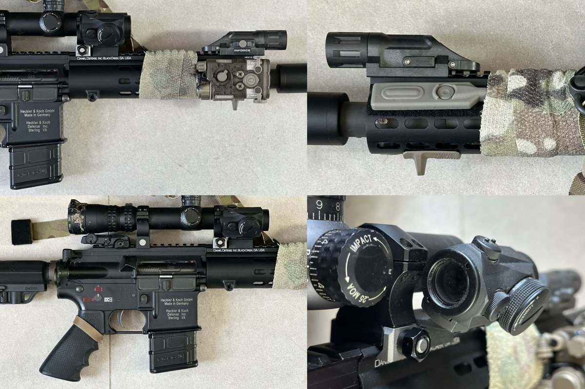 BlackKnightGear's tweet photo. 再投稿
@SPA001
DEVGRU 偵察用 HK416 ライフルに搭載された BKG NGAL LA23 レーザー デバイス。
#NGAL #peq15 #PEQLA5 #laserdevice #nswdg #devgru #deltaforce #24sts #opscore #lbtinc #teamwendy #cryeprecision #aor1 #aor2 #multicam #airsoft #milsim #6094 #hk416 #サバゲー #ミリタリー販売 https://t.co/Q3hUkLsm8O