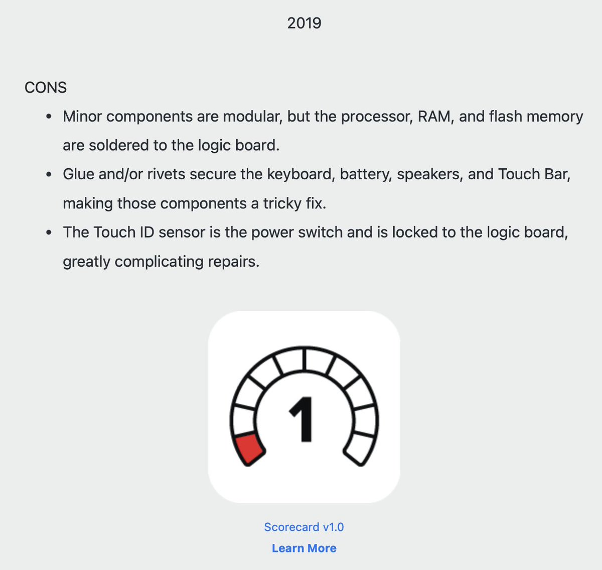 ClassicII_MrMac's tweet photo. Steve Jobs Macworld San Francisco Jan 5, 1999

"We think we have the most incredible access story in the business, and you know what it's called? .... It's called a door." 

To a 1 of 10 iFixit repair score for the 2019 MacBook Pro

The Neo is redefining "Apple" repairability https://t.co/Aa1QNFTCEQ