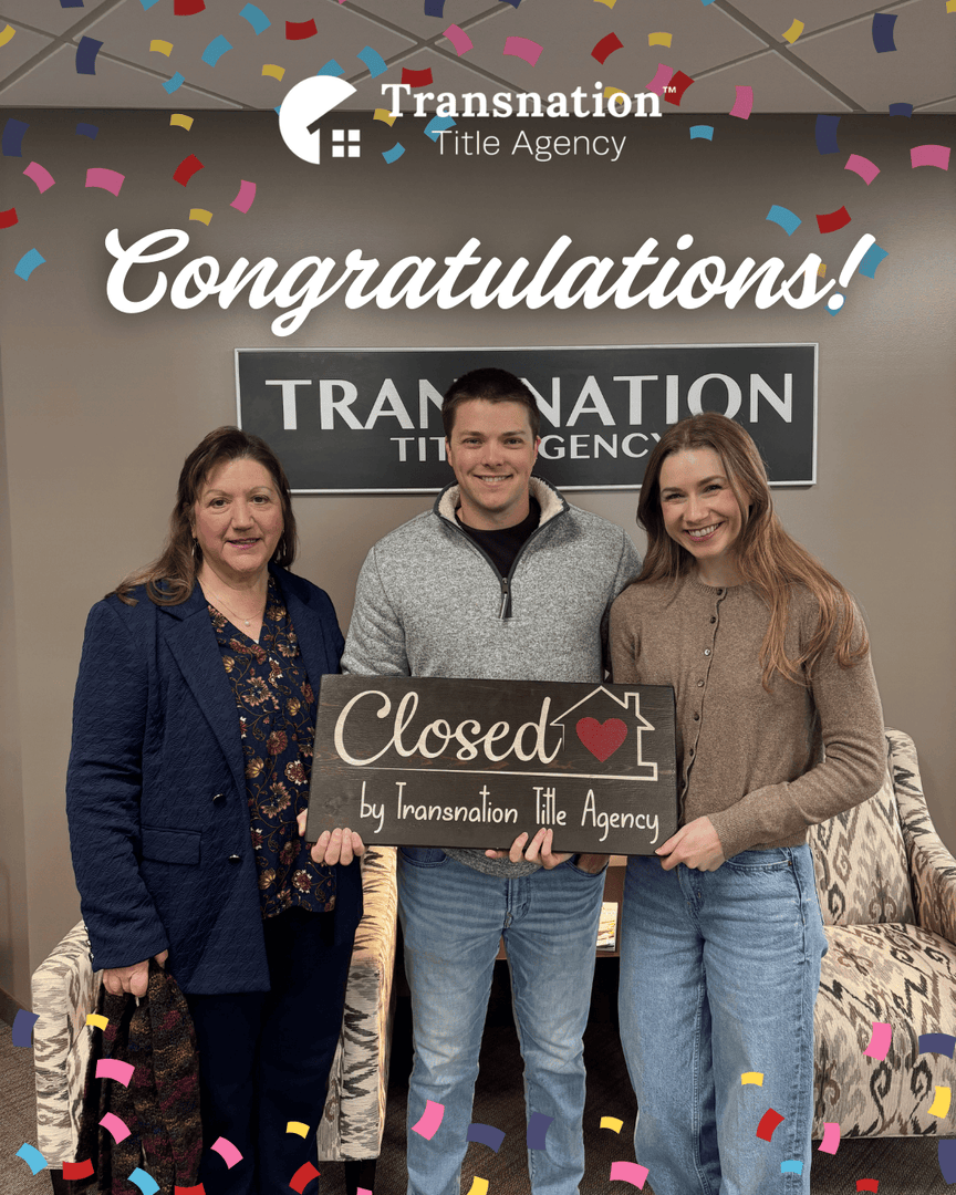 TransnationT's tweet photo. Keys ✔️ Papers signed ✔️ Smiles all around ✔️

Congratulations to James and Katelyn on their new home! 🏡🔑

Shoutout to Ginny Hetland with ERA Reardon Realty Great Lakes for guiding this one to the finish line.

We love celebrating closing day at Transnation Title! 🎉 https://t.co/IMXJqmX3kd