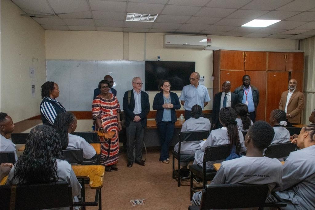 KRCTI_Kenya's tweet photo. Fruitful discussions at the Kenya Red Cross Training Institute with partners including @WorldBank, @TBBforTalent, the State Department for Labour & Skills Development and the Canadian High Commission on labour mobility for Health Care Assistants.
A pilot to train and recruit 100 Kenyan Personal Care Workers for opportunities in Canada is underway.
At KRCTI we not only train. We connect you to international opportunities.

Register today.
#HealthWorkforce #KRCTI