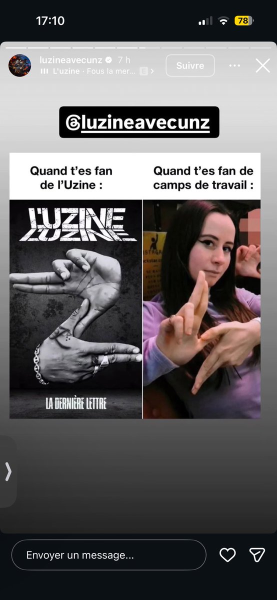 freemanMorgannn's tweet photo. Et pour remettre les points sur les i elle fait pas le même signe que le groupe de rap et c’est pas un Z de liberté qu’elle fait avec c’est doigt en plus vous incitez les gens à reproduire le même signe en masse c’est triste ce que vous êtes prêt à faire pour défendre l’indéfendable c’est devant vos yeux