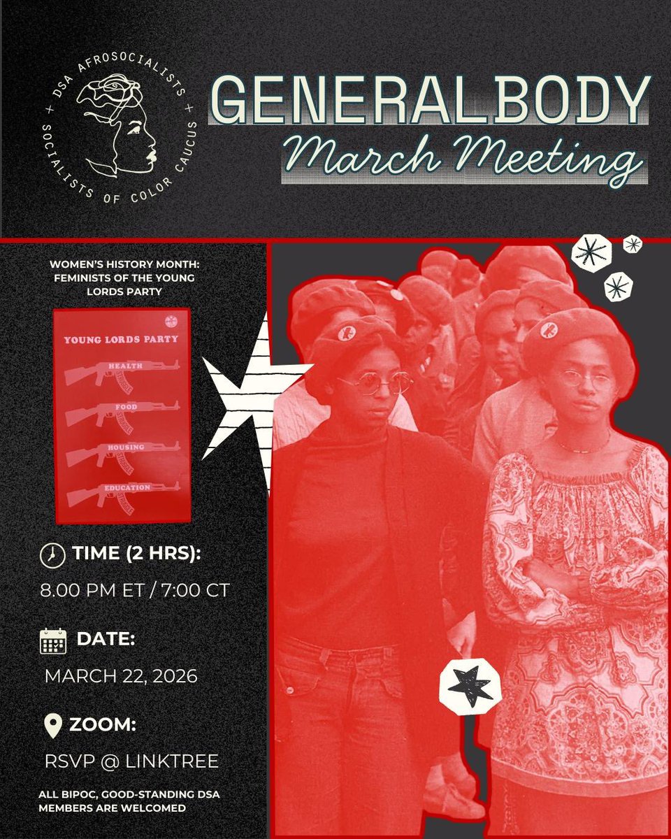 DSA Afrosocialists & Socialists of Color tweet media