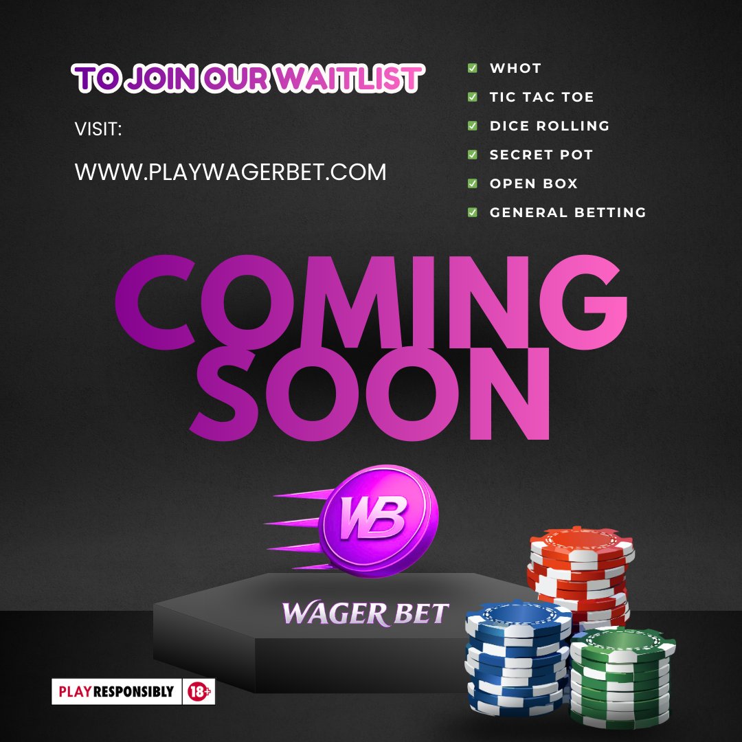 Wagerbet_games's tweet photo. WagerBet is almost here!
Get ready for the challenge โ the arena is yours.
Big wins, real cash rewards, and endless streaks await. Don't miss your chance to start winning big โ join the waitlist NOW and claim your spot!
https://t.co/qrZa7mon8Q
#WagerBet #P2PGaming #BetToEarn https://t.co/LZO9Tf6w9b