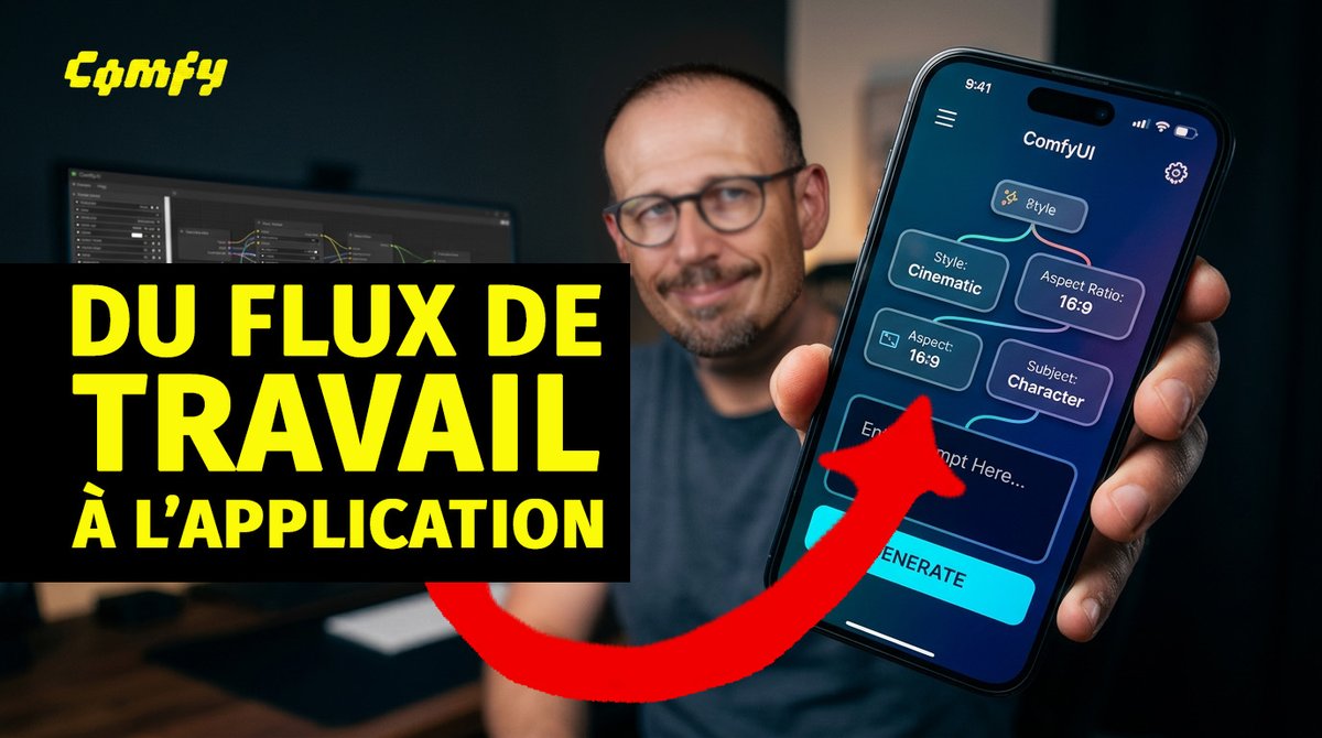 Transformez vos workflows en application directement dans Comfyui avec APPS Comfyui
----
youtu.be/9yEPpEGAc10
#comfyui #appscomfyui