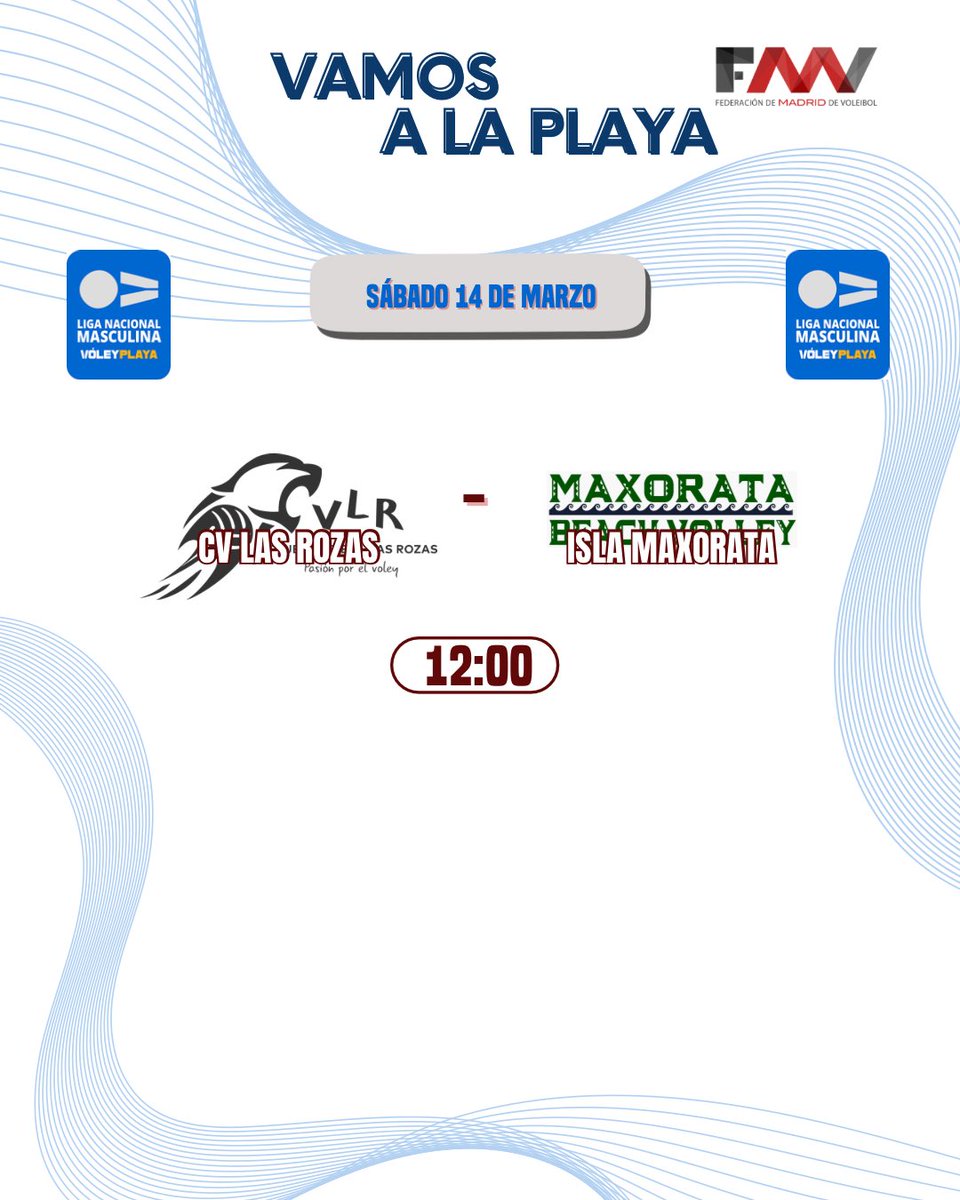 Gran partido de la Liga Nacional de Vóley Playa para disfrutar este fin de semana🙌🏽🚀

#vamosalaplaya #queganeelvóley