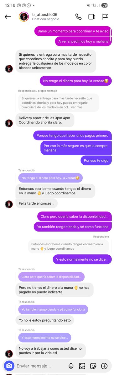 YoliSahhar's tweet photo. Yo jamás suelo hacer esto, pero qué nefasta la atención al cliente de esta página. Totalmente decepcionada. 

Les comparto para que se ahorren el mal rato que pasé yo. En ningún momento les hice perder su tiempo, solo estaba validando disponibilidad para hacer una compra mañana. https://t.co/yz9rGX2F4s
